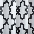 thumbnail image 2 of Exclusive Home Ironwork Sateen Woven Room Darkening Blackout Grommet Top Curtain Panel Pair, 52"x96", White, 2 of 8