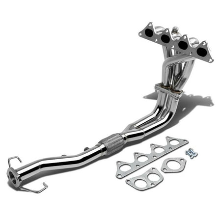 For 2002 to 2007 Mitsubishi Lancer 4-2-1 Design 2-PC Stainless Steel Exhaust Header Kit - 2.0L 4G94 4G63 03 04 05 06