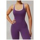 thumbnail image 4 of Monos for mujer, barra lateral, espalda cruzada, tanque de una pieza, deportes, espalda calada, mono de Yoga, traje de Yoga, levantamiento de cadera, 4 of 7