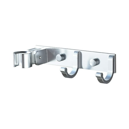

Taqqpue Shower Rack For Shower Head Water Tap Shower Shelves With Hanging Hook Shower Hooks For Inside Shower Stainless Steel Shower Hanger Hook For Wall Brushed Hoo Kitchen Organizers and Storage