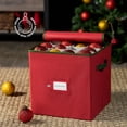 thumbnail image 2 of Caja de almacenamiento para adornos navideños ZOBER Stores 64 adornos, 2 of 8