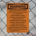 thumbnail image 4 of Extremely High Arc Flash Incident OSHA WARNING Aluminum Sign 14 Inch x 10 Inch - 10 Pack, 4 of 8