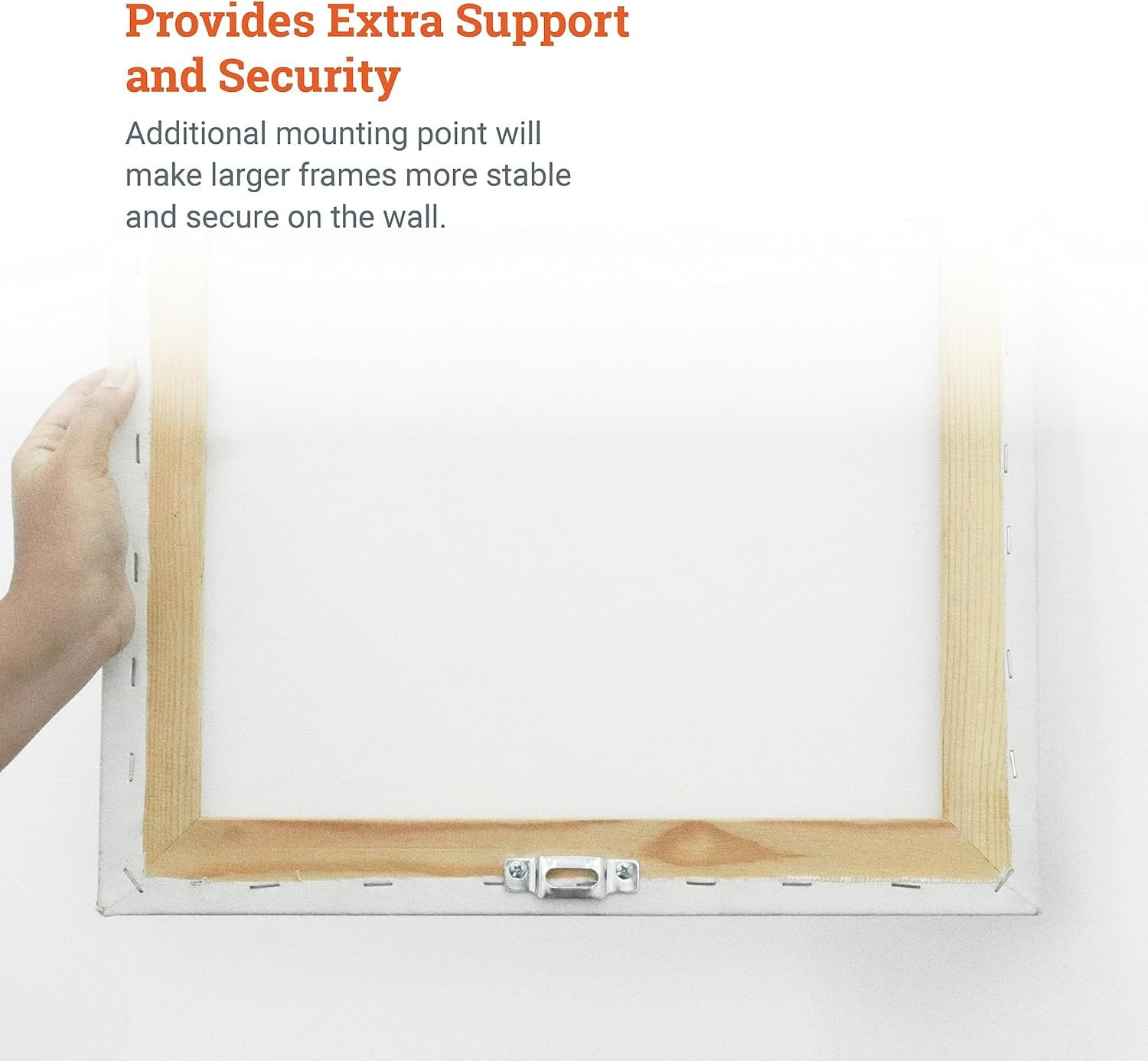 Picture Hang Solutions - T-Screw Security Plate Lock for Wood Frames 100 pieces per pack