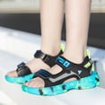 thumbnail image 2 of TOWED22 Boys Sports Active Sandals Open Toe Athletic Summer Shoe (Toddler to Big Kid)(Sky Blue,1.5), 2 of 9