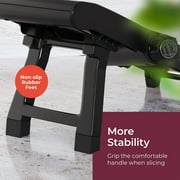 Mueller Living Mandoline Stainless Steel Slicer for Cooking, Julienne, Vegetable & Fruit Chopper