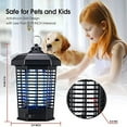 thumbnail image 3 of 10"Solar Bug Zapper Outdoor Waterproof - 4200V High Power Electric Mosquito Killer for Farm,Garden, Patio, Backyard, Insect Zapper for Home Use, 3 of 6