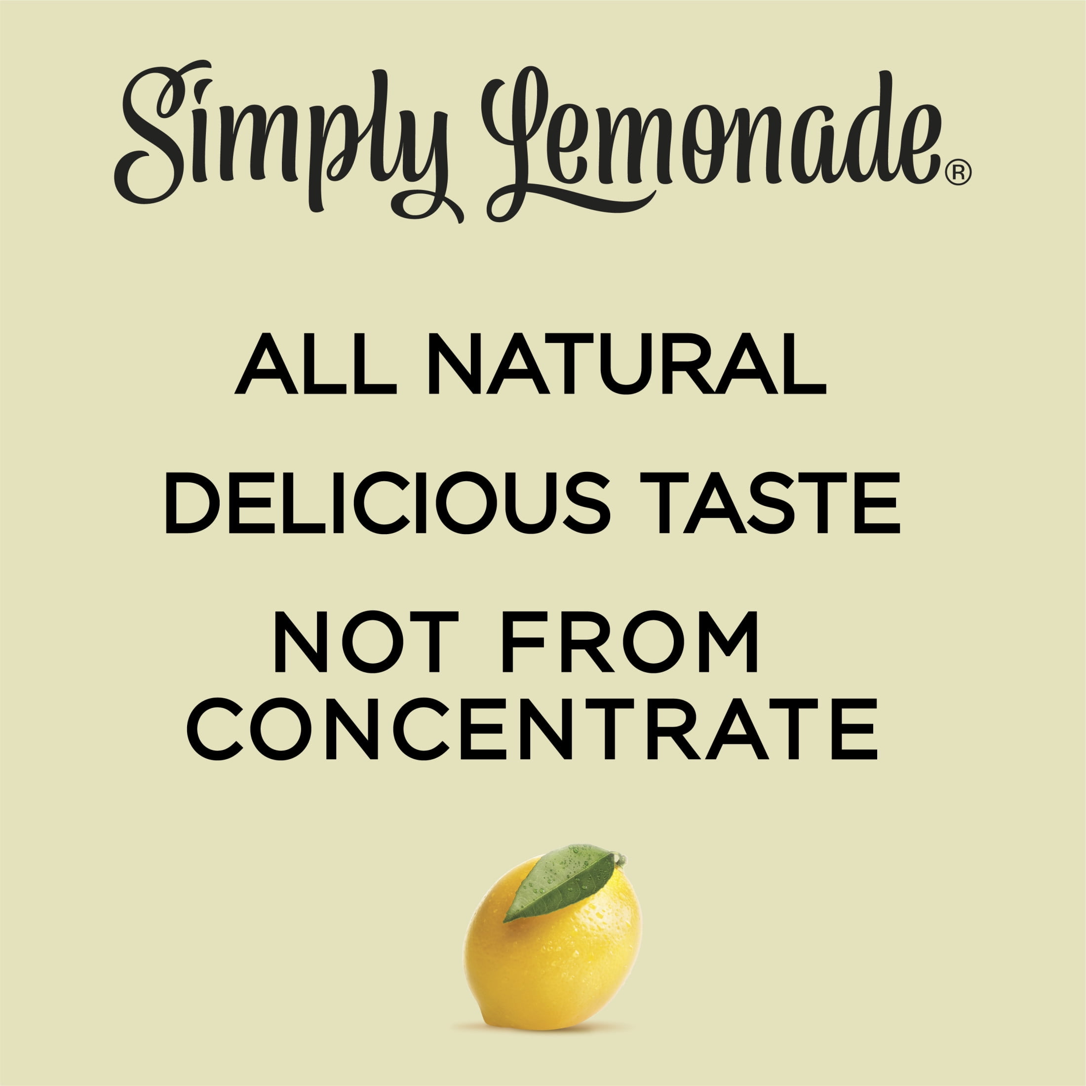 Simply Lemonade Bottle, 52 fl oz