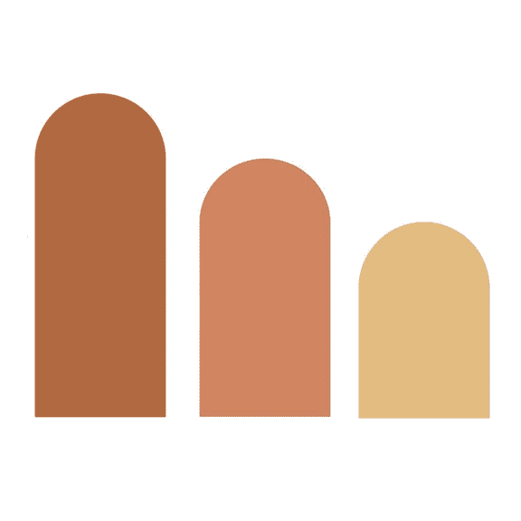 Arch Wall Decal Geometric Art Wallpaper Peel and Stick Arch Wall Decal for Home Decor Art Wallpaper for Classroom Office,3 x Arch Wall Decal,As Shown