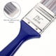 thumbnail image 3 of BRIGHTFUFU 3pcs pinceles de pintura de nylon artesanías pinturas de pintura de pegamento pincel plano de pintura, 3 of 8