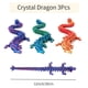 thumbnail image 2 of 3D Printed Crystal Dragon 12In,3D Printed Flexible Articulated Dragon, 2 of 5