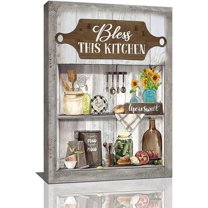 Jamie world Beach Serenity Prayer Wall Art Coastal Country Canvas Prints Window Sunset Ocean Picture Framed Scripture Christian Artwork Home Decor for Bathroom Kitchen Bedroom Dining Living 16''x12''