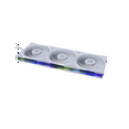 thumbnail image 2 of Lian Li UNI FAN RTL120 3 PCS PACK White . Reverse Blade (Fan controller included)- 12RTL3W, 2 of 15