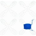 thumbnail image 1 of 4 bobinas grandes para hilo, devanador de hilo acrílico transparente, organizador de bobinas para punto, costura, ganchillo y tejido., 1 of 9