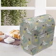 thumbnail image 3 of Yellow Bird Stand Mixer Cover, Tropical Pattern with Exotic Pineapples and Parrots, Kitchen Appliance Organizer Bag Cover with Pockets, 5 Quarts, Dust Pastel Yellow, by Ambesonne, 3 of 4