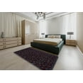 thumbnail image 4 of Ahgly Company Indoor Square Abstract Chocolate Brown Abstract Area Rugs, 5' Square, 4 of 6