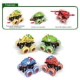thumbnail image 4 of Dinosaurio Tirar Hacia Atrás Coches Inercia Doble Cara Tirar Hacia Atrás Coches Fricción Vehículos Stunt Graffiti Coche Todoterreno Modelo De Juguete 1 Uds. Monstrate FN007446-04, 4 of 6
