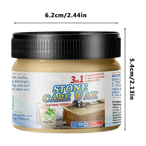 Yooshoverk Polishing Wax 100G Stone Maintenance Polishing Floor Wax Coating Agent Ceramic Tile Wax Multicolor Free Size