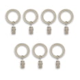 thumbnail image 1 of hometrends 5/8" Matte Nickel Clip Rings, 1 of 1