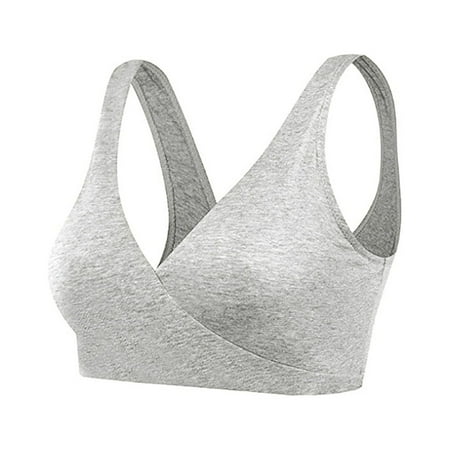 LEEy-World Lingerie for Women Women s Minimizer Plus Size Bra Full Coverage Unlined Soft Lace Underwire Gray Dark Gray M-2XL