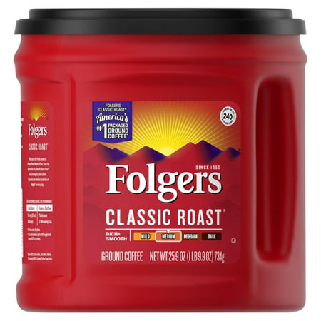 Folgers Caffeinated Classic Roast 25.9 oz