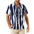 thumbnail image 2 of Hawaiian Shirt For Men, Men's Vintage Button Down Bowling Shirts Short Sleeve Summer Beach Shirt2XL, 2 of 5