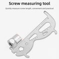 thumbnail image 3 of Accesorios para bicicletas CYCLINGBOX MTB Chain Wear Checker Calibrador Cadenas Reglas de medición (Plata) Hugtrwg Para estrenar, 3 of 8