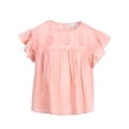 thumbnail image 7 of Jessica Simpson Women's and Women's Plus Chandler Flutter Sleeve Top, Sizes XS-4X, 7 of 7