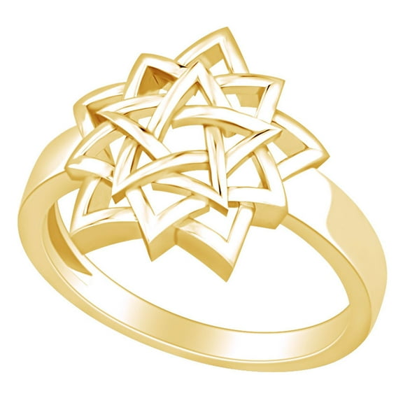 AFFY 14k Yellow Gold Over Sterling Silver Star Ring