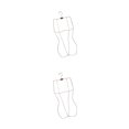 thumbnail image 1 of Transemion Cintre pour Maillot de Bain, Organisateur de Garde-Robe avec Crochets Réglables, Rose Doré 2 Pcs, 1 of 1