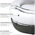 thumbnail image 7 of Pettycare 38 inches Memory Foam Dog Beds for Large Dogs, Orthopedic Dog Bed Washable with Removable Cover and Waterproof Liner, Couch Pet Bed Sofa with Sides and Nonskid Bottom, Fits up to 75lbs, Grey, 7 of 7