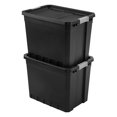 thumbnail image 4 of Sterilite 27 Gal Rugged Industrial Stackable Storage Tote with Lid, 8 Pack, 4 of 9