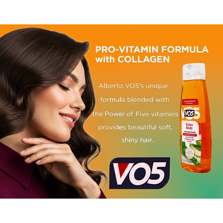 VO5 Extra Body Volumizing Shampoo with Collagen & Aloe, 15 Fl Oz
