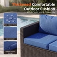 thumbnail image 4 of Dateyes 7 Seats Patio Furniture Set, Rattan Wicker Outdoor Conversation Sectional Sofa Set with Storage Coffee Table and Waterproof Cover,Blue, 4 of 9