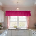 thumbnail image 2 of Solid Poplin Window Valance 58" Wide Fuchsia, 2 of 4