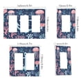 thumbnail image 2 of Yayeee Rocker Switch Wall Plate 1-Gang 4.6"x2.9" Home Decorative Outlet Cover, Light Blue Anchor, 2 of 6