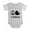 Heather Gray, variant on CafePress - FIN Peace Love Yorkie - Cute Infant Baby Football Bodysuit
