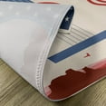 thumbnail image 5 of Ambesonne American Place Mats Set of 4, Country Music Guitar, Standard Size, Cream Red Blue, 5 of 6