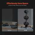 thumbnail image 4 of KFFKFF Weight Plate Rack, Vertical Weight Plate Tree for 2-Inch Weight Plates, Standard Weight Plate Tree with Wheels, 1000 lbs Load Capacity Weight Storage Holder, 4 of 9