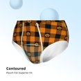 Boys Underwear halloween elements plaid pumpkins Comtfy Cotton Teens