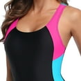 thumbnail image 5 of Women's One-piece Sports Swimsuit Athletic Swimwear Water Aerobic Bathingsuit, 5 of 7