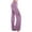 Purple, variant on VKOYWKM Womens Cargo Pants with Flap Pockets Wide Leg Yoga Pants Solid Color Drawstring Waist Baggy Yoga Leggings Stretchy Workout Pants Plus Size Size XXXL Green