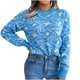 thumbnail image 2 of Puntoco Suéter Mujer Invierno Casual Color Sólido Manga Larga Cuello Redondo Jersey Top Navidad Liquidación Puntoco Puntoco-843, 2 of 7