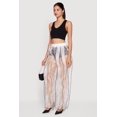 thumbnail image 2 of Women's Contrast Ruffle Trim Organza Pants, 2 of 4