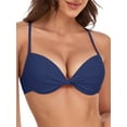 thumbnail image 4 of RELLECIGA Women's Push Up Bikini Top Twist Front Underwire Bathing Suit, 4 of 5