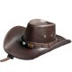 thumbnail image 5 of Skymirror - Sombrero de vaquero occidental de cuero sintético con cinturón estilo étnico retro para mujer y hombre, sombrero de vestir vintage para caballero, sombrero de jazz ajustable para vaquera., 5 of 8