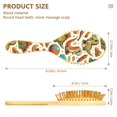 thumbnail image 3 of JSTEL Cute Dinosaur Cartoon Dino Hair Brush for Women Men Natural Wood Detangler Brushes for All Hair Types Hairbrush for Wet & Dry, 3 of 7