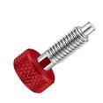 thumbnail image 2 of Hand Retractable Spring Plunger with Knurled Handle, Stainless Steel Lock Out M6 red, 2 of 7