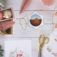 thumbnail image 6 of 3drose, a New Mexico Sunset, 3 inch Snowflake Porcelain Ornament, 6 of 7