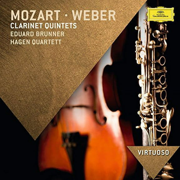 Eduard Brunner - Virtuoso: Mozart & Weber Clarinet Quintets - Music & Performance - CD