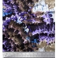 thumbnail image 1 of Soimoi Satin Silk Fabric Feather Texture Print Fabric by The Yard 42 Inch Wide, 1 of 1